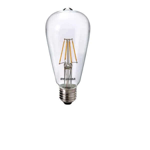 Sylvania ToLEDo RETRO E27 LED GLS Bulb ST64 shape x5Pcs-LED Bulb-DELIGHT OptoElectronics Pte. Ltd