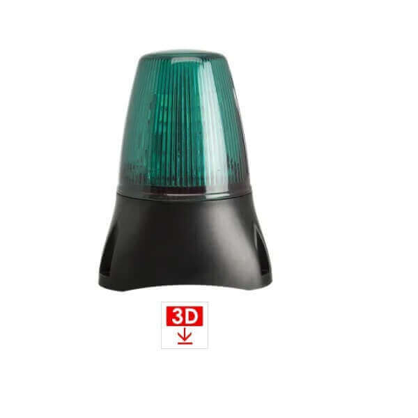 Moflash LEDD100 LED Beacon, Flashing, Surface Mount x2Pcs-Fixture-DELIGHT OptoElectronics Pte. Ltd