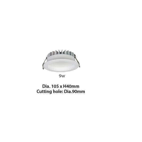 VISION+LITE (MTZ-FPS113) LED DOWNLIGHT-Fixture-DELIGHT OptoElectronics Pte. Ltd