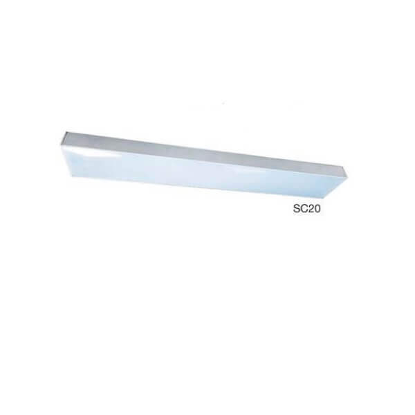 SUNLUX SC20 2FT LED SURFACE LUMINAIRE, 2X10W, 6500K, 633X103MM, IP20-Fixture-DELIGHT OptoElectronics Pte. Ltd