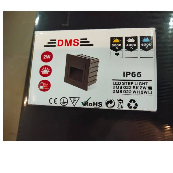 LED Step light IP65 2W 3000K.-Fixture-DELIGHT OptoElectronics Pte. Ltd