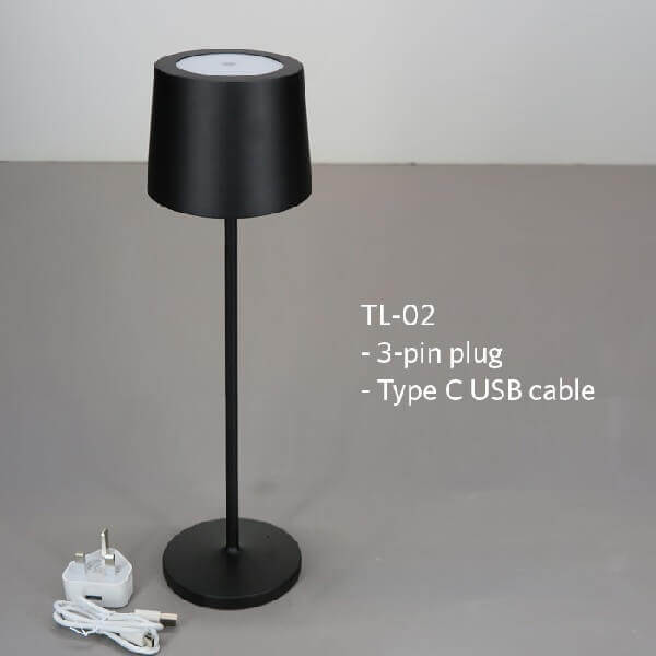 URBANA Outdoor Black color LED Table Lamp-Home Decore-DELIGHT OptoElectronics Pte. Ltd