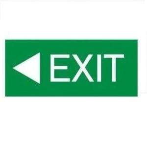 DENKO EXIT/Emergency 2W / Single Side_W/left arrow DENKO 2W LED Slim Emergency Exit Light Sign-Surface Mount