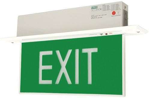 DENKO EXIT/Emergency DENKO 2W LED Slim Emergency Exit Light - Recessed