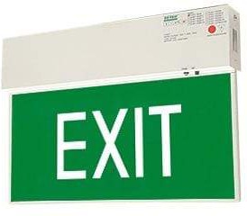 DENKO EXIT/Emergency DENKO 2W LED Slim Emergency Exit Light Sign-Surface Mount