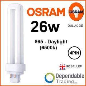 E5K6K5 Light Bulb 26W / 2700K Osram Dulux D/E 4PIN x4PCs