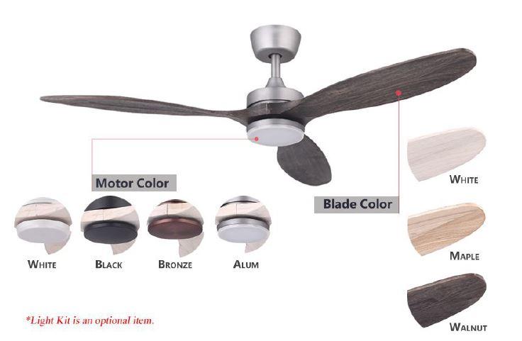 Eco Airx Home Decore Eco Airx S Series Ceiling Fan With LED Light With No Smart Wifi -Free Installation