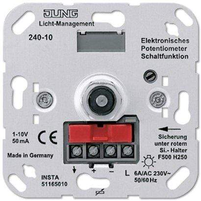 F1 Electrical Supplies JUNG CD1540 500W ROTARY LV 1-10VDC DIMMER SWITCH