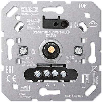 F1 Electrical Supplies JUNG Traic Rotary dimmer universal LED
