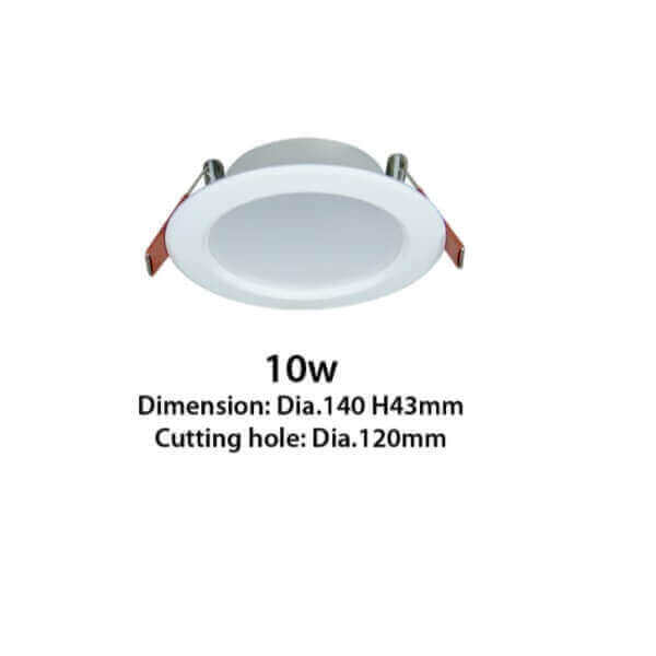 VISION+LITE (MTZ-FDS027) LED DOWNLIGHT-Fixture-DELIGHT OptoElectronics Pte. Ltd