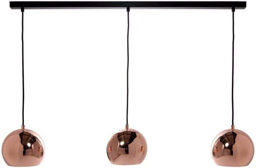 FRANDSEN Home Decore Frandsen BALL track with 3 pendants - copper/glossy