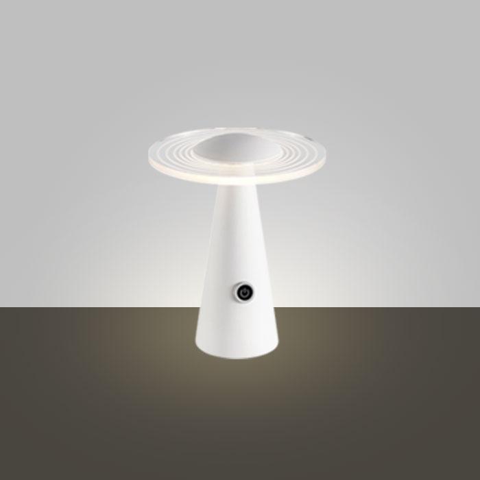 L7 Home Decore Small (Dia 130 x H180mm) URBANA LED Decorative Table Lamp – (MSV-T966B-Sandy White) |Delight.com.sg