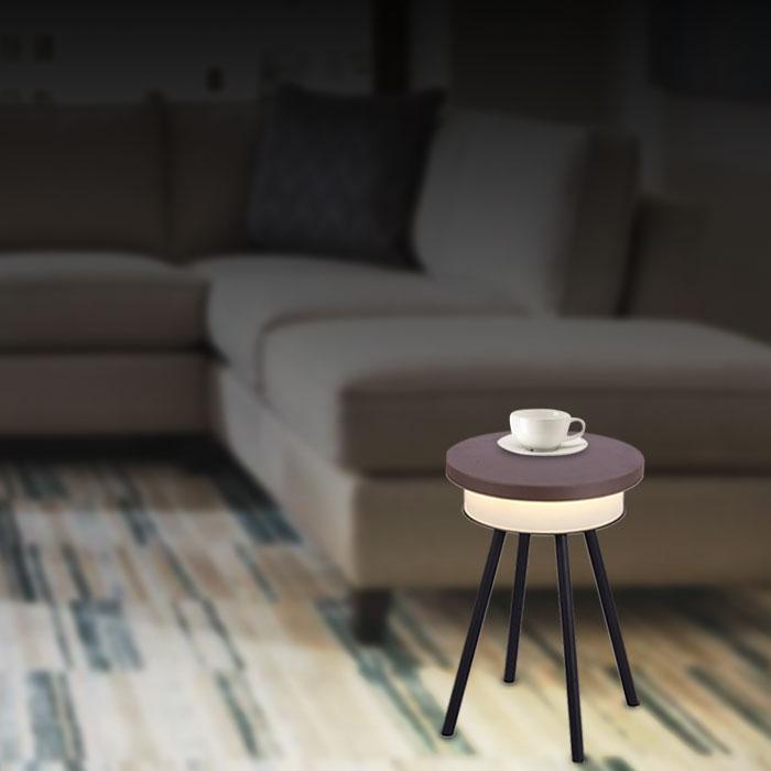 L7 Home Decore URBANA LED Decorative Table Lamp – (MSV-T1004-1A-COFFEE BLK) |Delight.com.sg