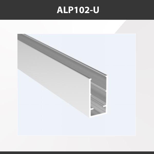 L9 Fixture ALP102-U [China] ALP102 Silicon Profile Accessories  x20Pcs