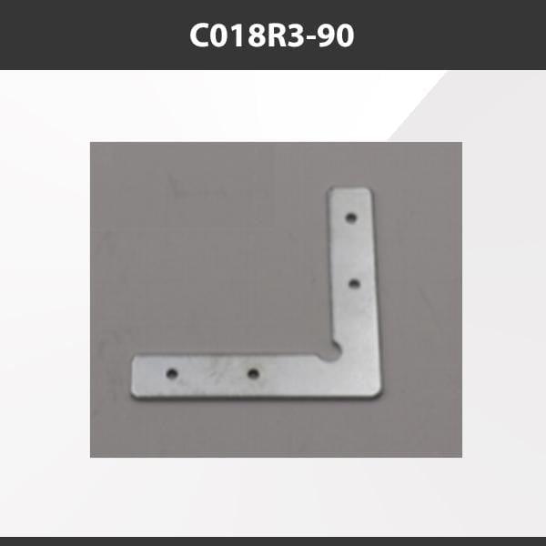 L9 Fixture C018R3-90 [China] ALP018-R3  Aluminium Profile Accessories  x20Pcs