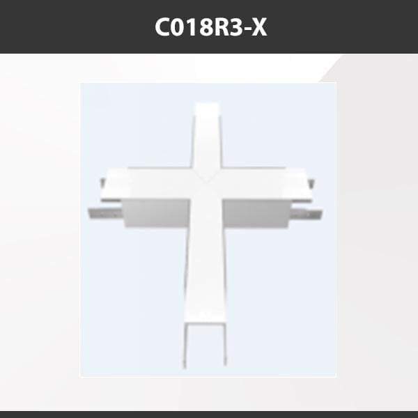 L9 Fixture C018R3-X [China] ALP018-R3  Aluminium Profile Accessories  x20Pcs