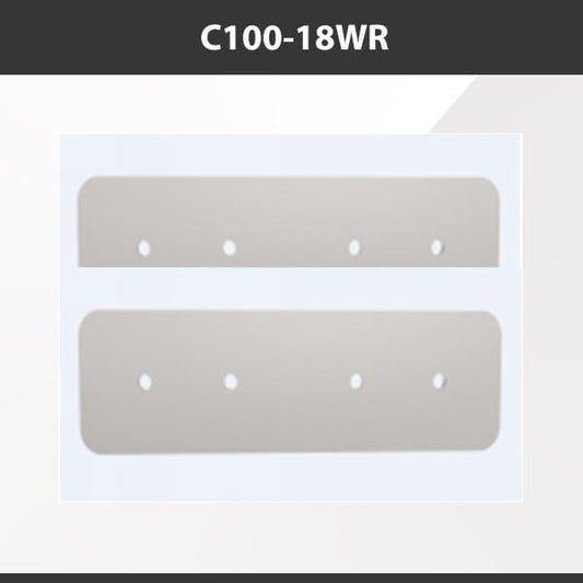 L9 Fixture C100-180WR [China] ALP100-WR Aluminium Profile Accessories  x20Pcs