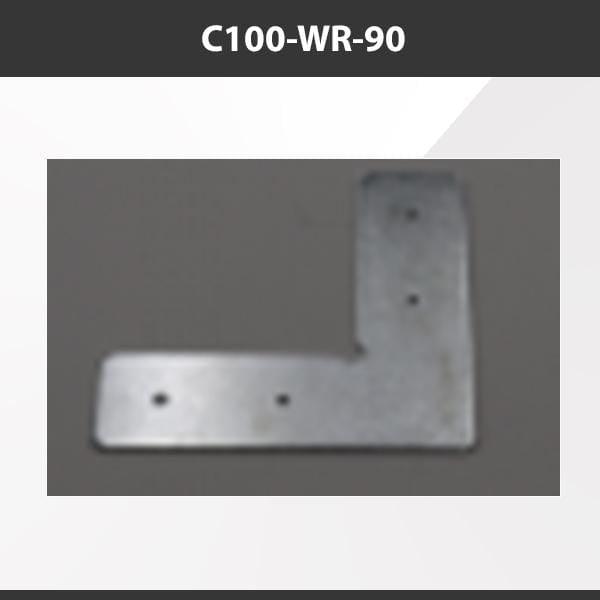 L9 Fixture C100-WR-90 [China] ALP100-WR Aluminium Profile Accessories  x20Pcs