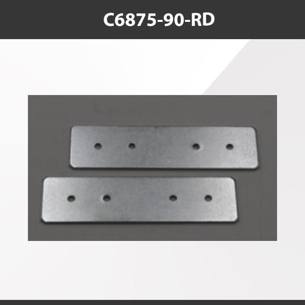 L9 Fixture C6875-180-RD [China] ALP6875-RD Aluminium Profile Accessories  x20Pcs