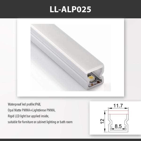 L9 Fixture [China] ALP025 Surface Mounting Aluminium Profile 2M x10Pcs