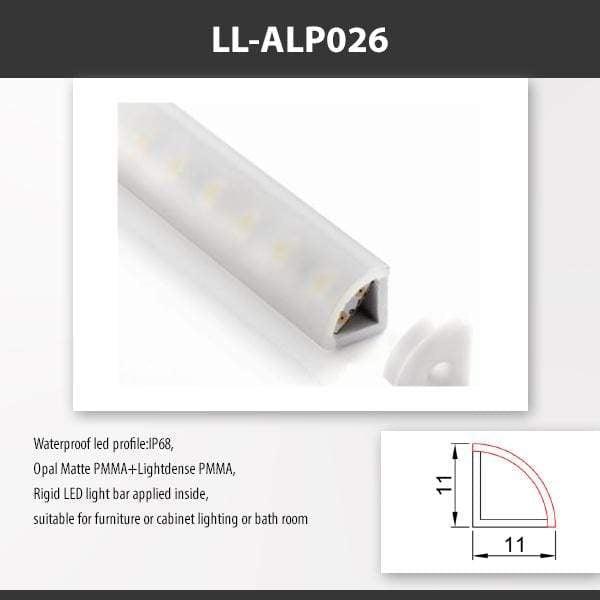 L9 Fixture [China] ALP026 Surface Mounting Aluminium Profile 2M x10Pcs
