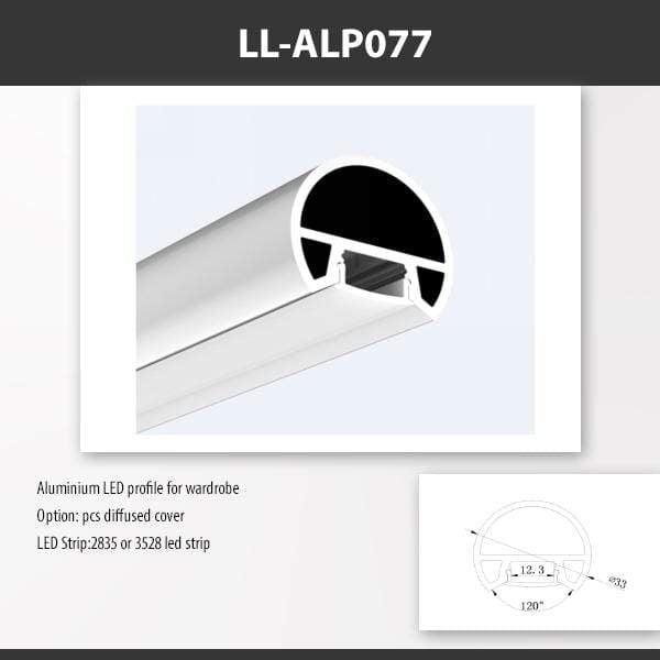 L9 Fixture [China] ALP077 Surface Mounting Aluminium Profile 2M x10Pcs