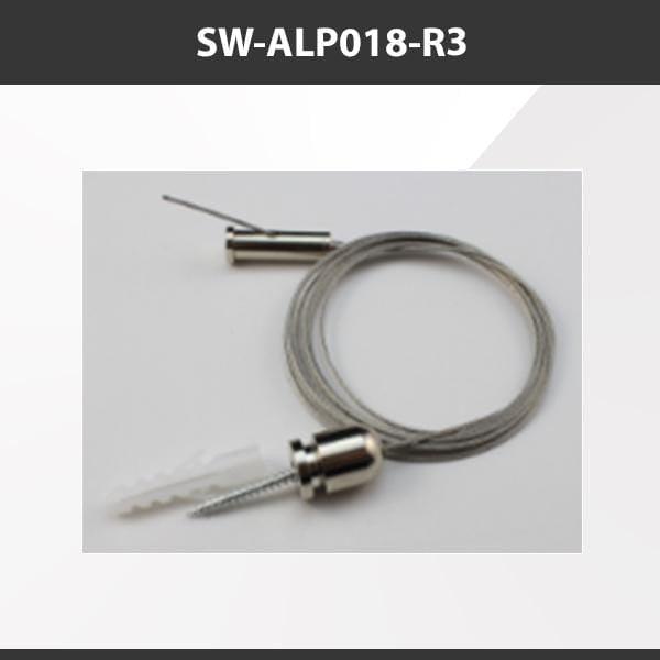 L9 Fixture SW-ALP018-R3 [China] ALP018-R3  Aluminium Profile Accessories  x20Pcs