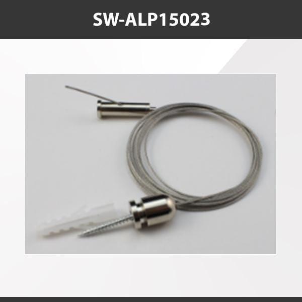 L9 Fixture SW-ALP15023 [China] ALP15023 Aluminium Profile Accessories  x20Pcs
