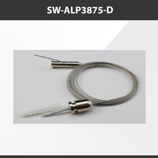 L9 Fixture SW-ALP3875-D [China] ALP3875-D Aluminium Profile Accessories  x20Pcs