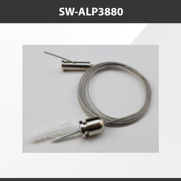 L9 Fixture SW-ALP3880 [China] ALP3880 Aluminium Profile Accessories  x20Pcs