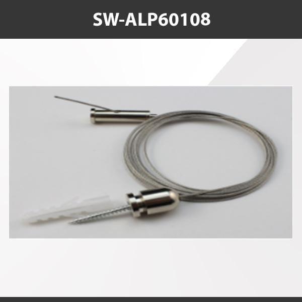 L9 Fixture SW-ALP60108 [China] ALP60108 Aluminium Profile Accessories  x20Pcs