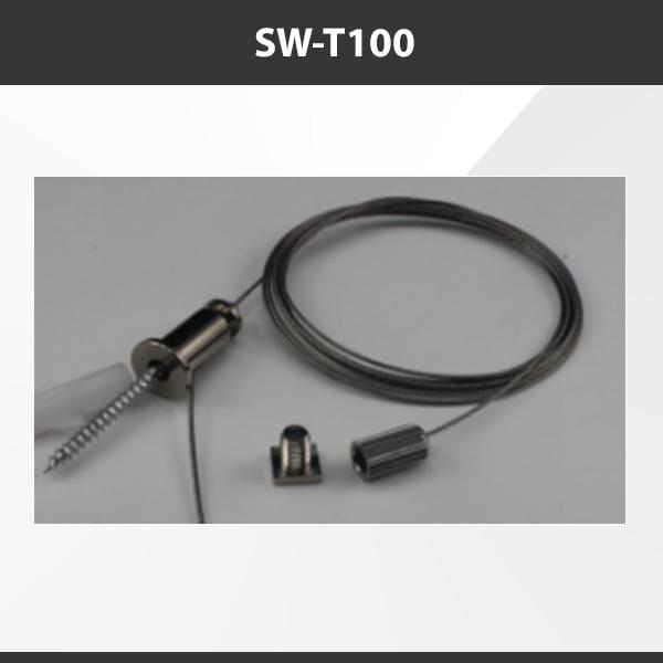 L9 Fixture SW-T100 [China] T100 Aluminium Profile Accessories  x20Pcs