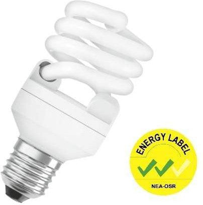 LEDVANCE Light Bulb 20W / 6500K Osram Duluxstar Mini Twist x12PCs