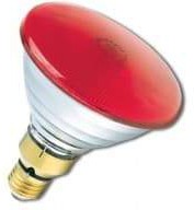 LEDVANCE Light Bulb 80W / RED Osram Concentra PAR38 Color x12PCs