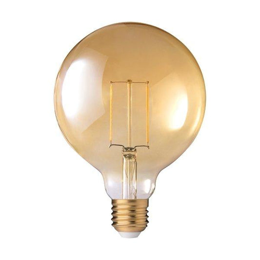 MEGAMAN LED Bulb 2200K MEGAMAN LG6903GD-E27-2200K LED Filament Globe G125 3W Decoration Lights for Home
