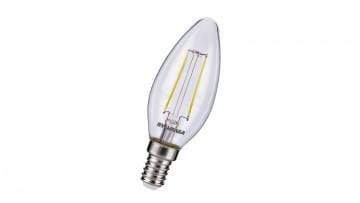 MEGAMAN LED Bulb MEGAMAN LED Filament Candle 5.3W Clear Dim Bulb, LED Filament Bulb