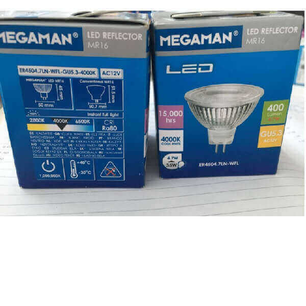 [CLEARANCE] megaman LED Reflector MR16 GU5.3 4000K-LED Bulb-DELIGHT OptoElectronics Pte. Ltd