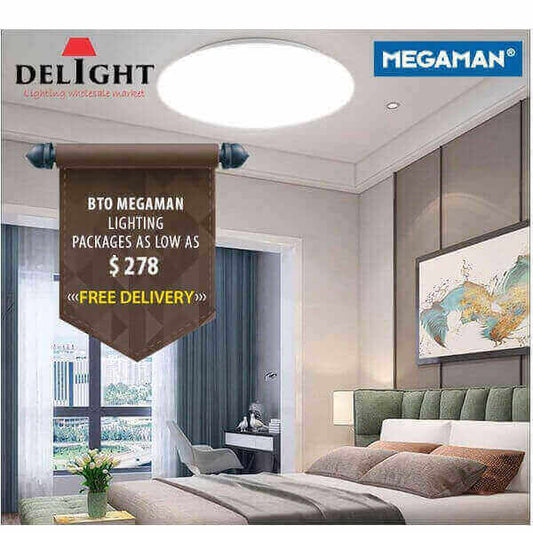 HDB BTO MEGAMAN Lighting Packages-Home Decore-DELIGHT OptoElectronics Pte. Ltd