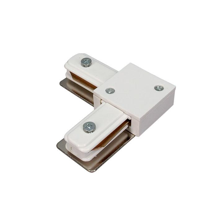 OPPLE Fixture L-Corner / White OPPLE 2-WIRE LED TRACK CONNECTOR