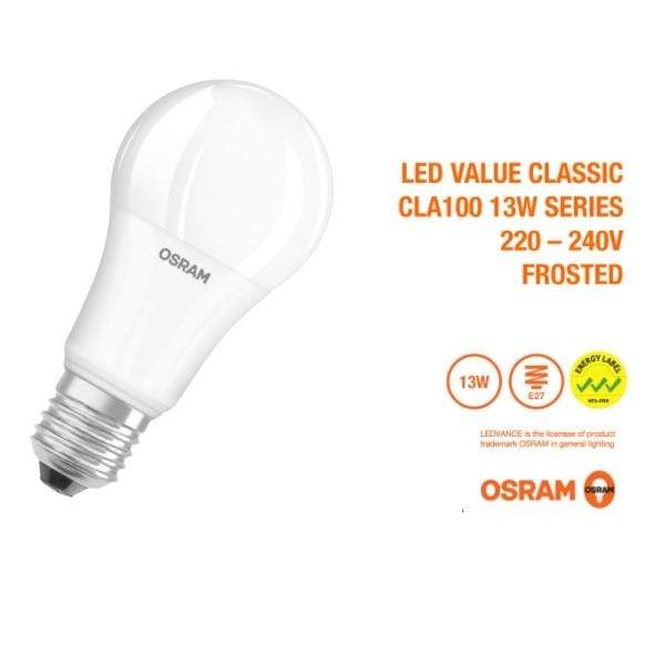 Lampadina LED Antibatterica A100 E27/13W/230V 4000K - Osram