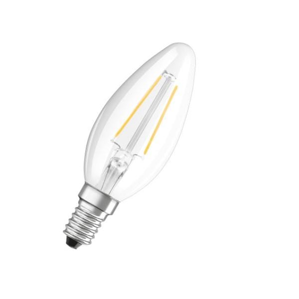 Osram LED Value Classic B25C Filament Clear 2.5W 2700K E14 Bulb, LED Filament Bulb - DELIGHT OptoElectronics Pte. Ltd