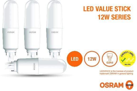 Osram LED Value Stick G24D 2PIN LED Lights for Bedroom - DELIGHT OptoElectronics Pte. Ltd