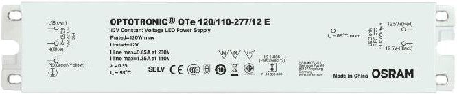 Osram Optronic OTe 120/110…277/12 E Constant Voltage Led Power Supply x10PCS - DELIGHT OptoElectronics Pte. Ltd