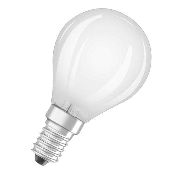 Osram P RF CLAS P 4W E14 GLS LED Bulb Warm White, Globe shape x2Pcs - DELIGHT OptoElectronics Pte. Ltd
