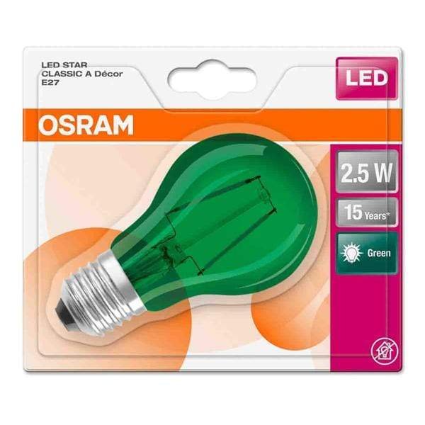 Osram ST CLAS A 2.5W E27 GLS LED Bulb E27, 7500K x14pcs - DELIGHT OptoElectronics Pte. Ltd