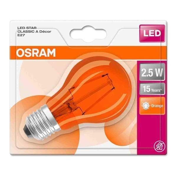 Osram ST CLAS A 2.5W GLS LED Bulb E27, 220-240V x15PCs - DELIGHT OptoElectronics Pte. Ltd