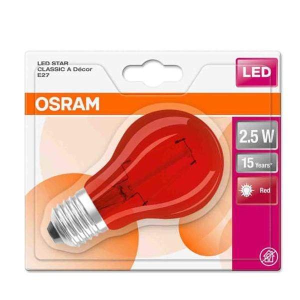 Osram ST CLAS A 2.5W GLS LED Bulb E27, 220-240V x15PCs - DELIGHT OptoElectronics Pte. Ltd