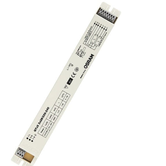 Osram Fluorescent Ballast for QTz5 2X28 ECG for T5/16 mm linear fluorescent lamps-Ballast /Drivers-DELIGHT OptoElectronics Pte. Ltd