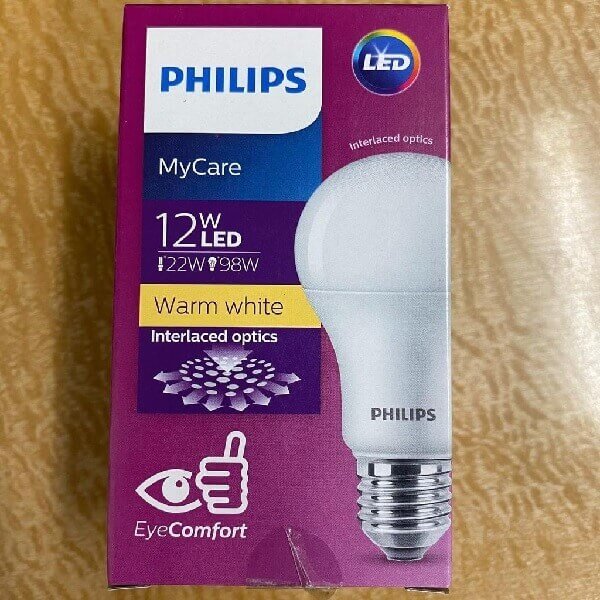 Philips A60 827/E27 3000K 230V PHILIPS LED Bulb - DELIGHT OptoElectronics Pte. Ltd