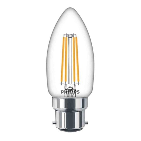 Philips Classic Filament LED Candles And Lusters GLS Bulb B22, B35, 2700K x14PCs - DELIGHT OptoElectronics Pte. Ltd